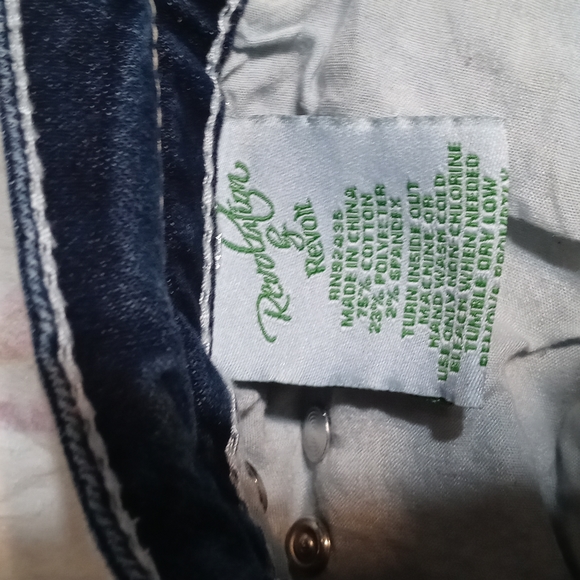 Revolution by Revolt Juniors Crystal Boot cut Jeans size 13 - Picture 14 of 16